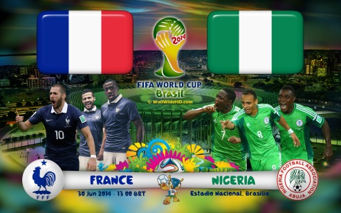 FIFA World Cup 2014 France vs Nigeria